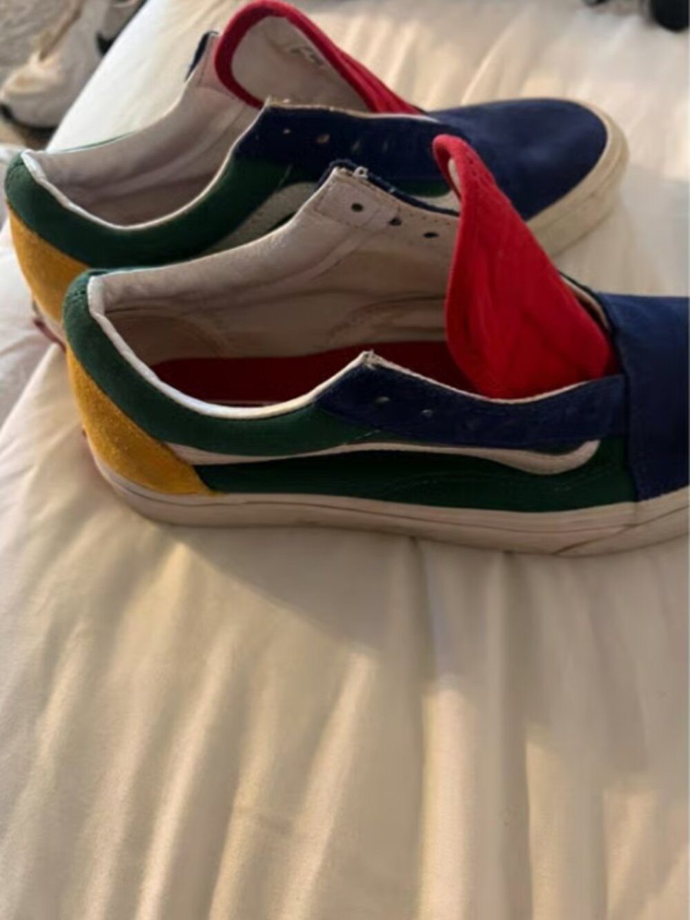 Vans Multicolor Low-Top Sneakers (No Laces) – Size Men’s 8 / Women’s 9.5